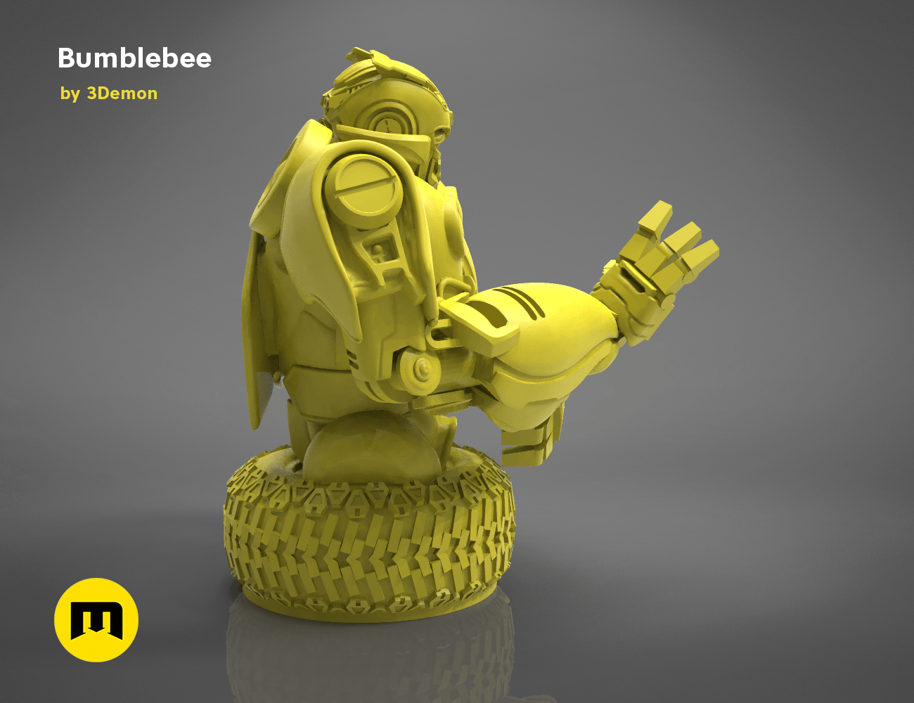 Bumblebee bust — thumbnail 17