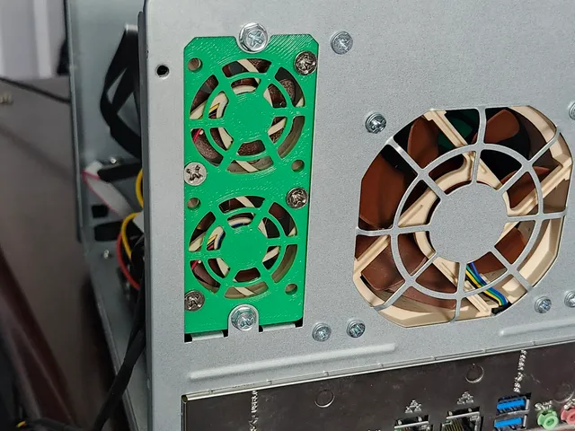 KCMconmey 4 + 1 DIY NAS Power Supply 40mm Fan Bracket