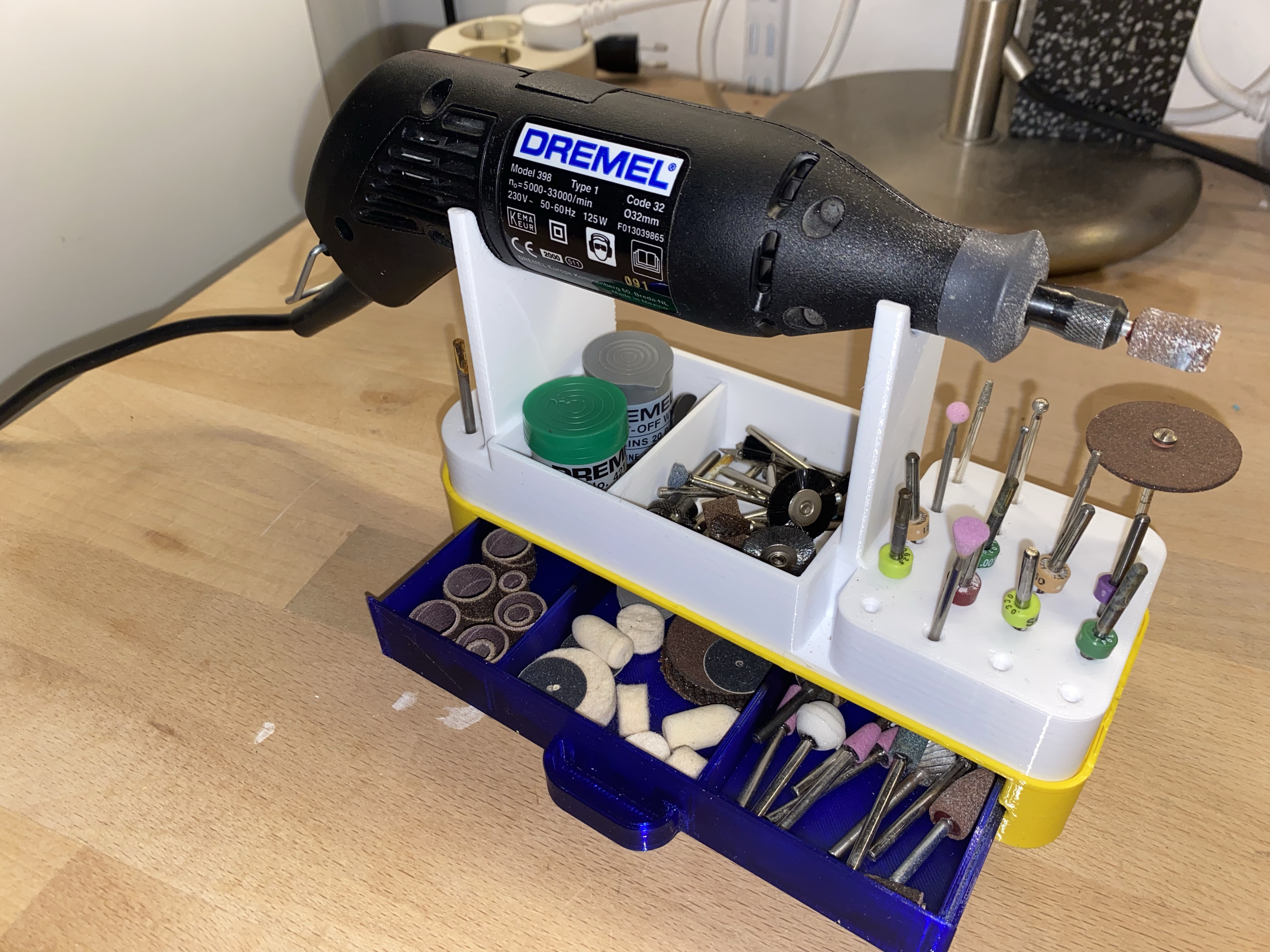 Drawer (Spareparts) for DREMEL drill accessories