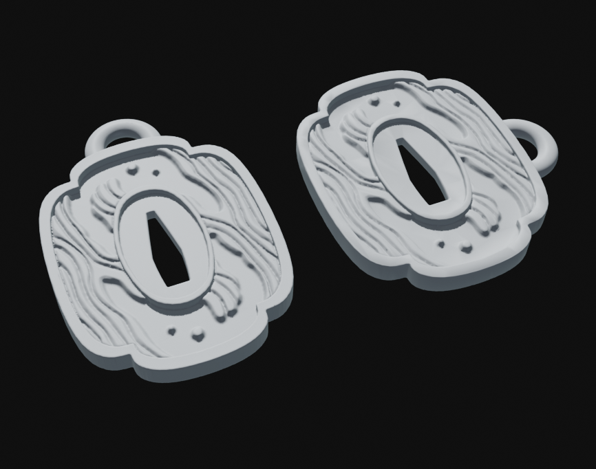 Kagurabachi Keychain - Enten Tsuba