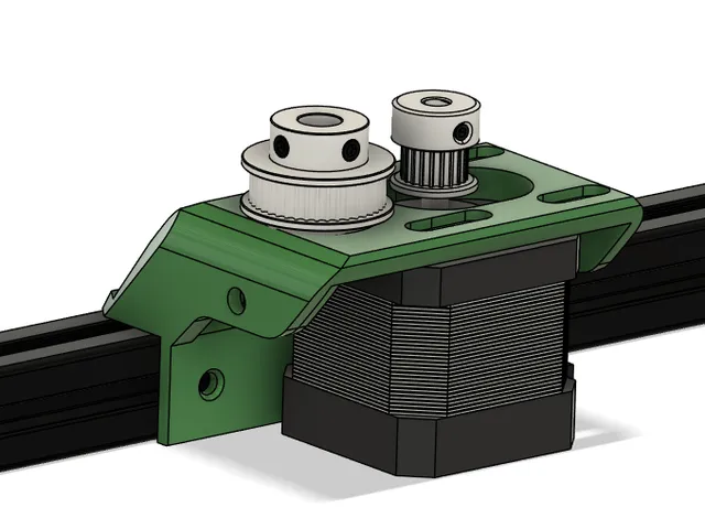 VZBot dual Z mod V2 width belt tension