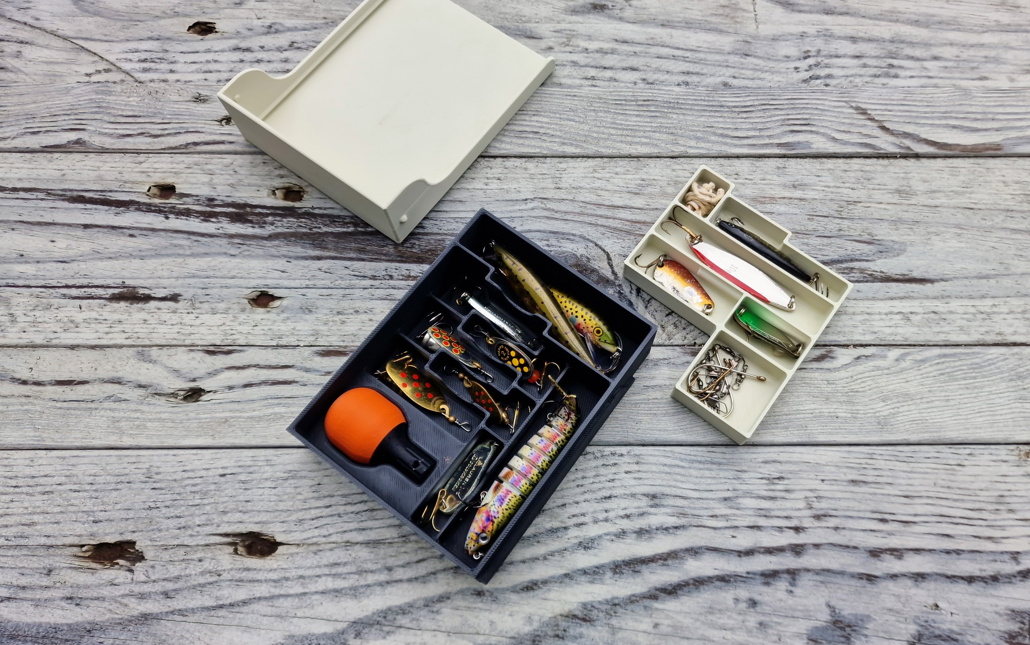 Medium two-compartment tackle box — miniatura 2