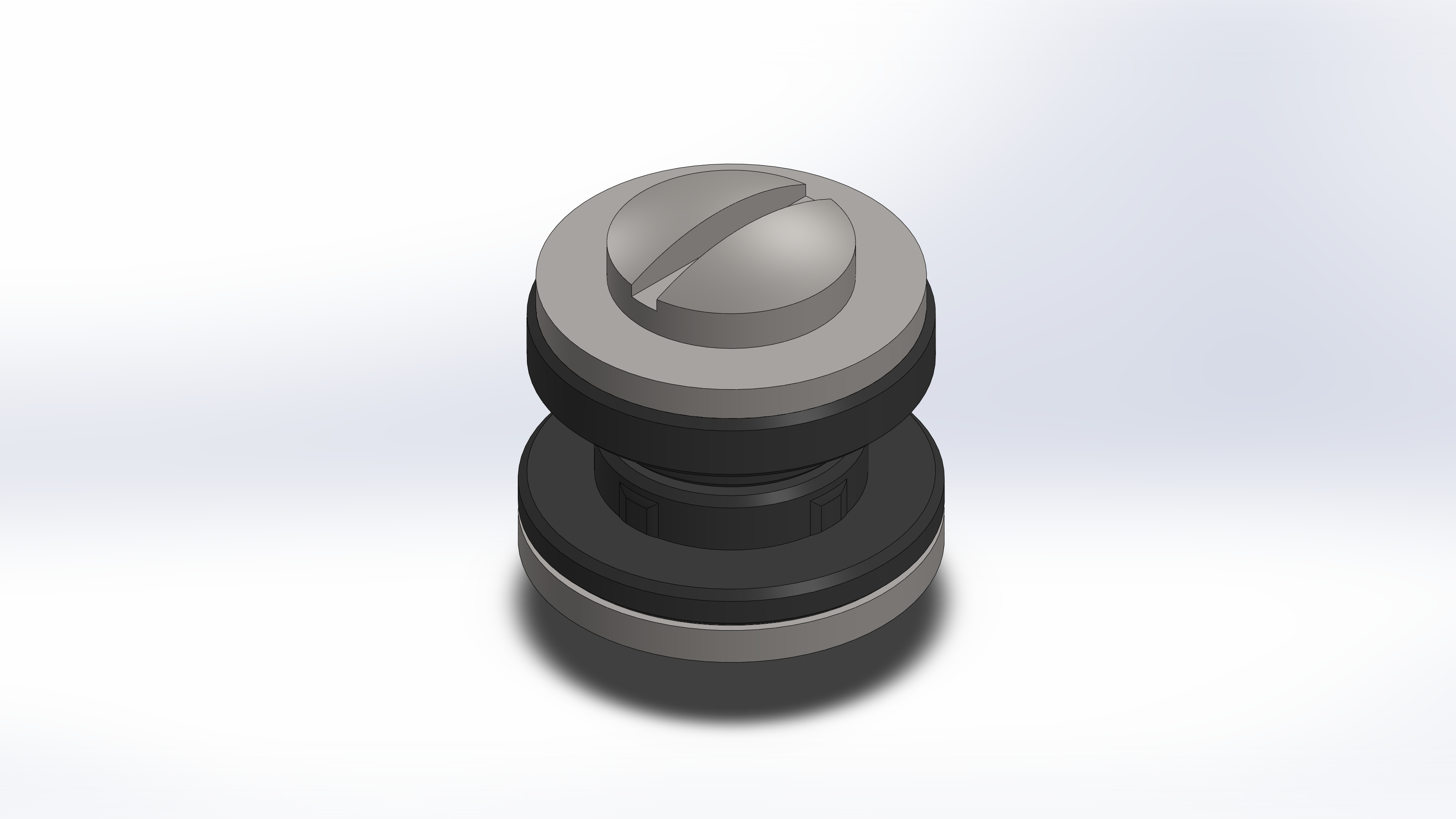 Consul 1511 Typewriter Body Mounts 3D model