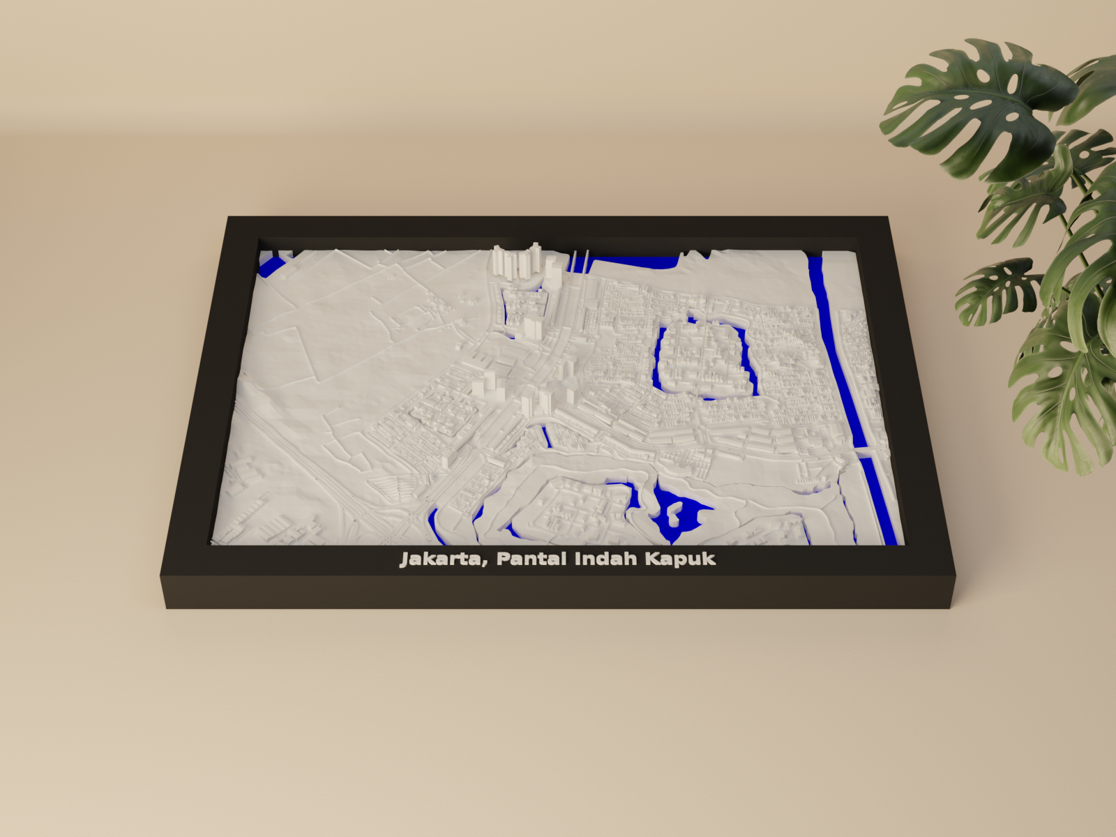 Jakarta, Pantai Indah Kapuk, Indonesia - 3D Miniature