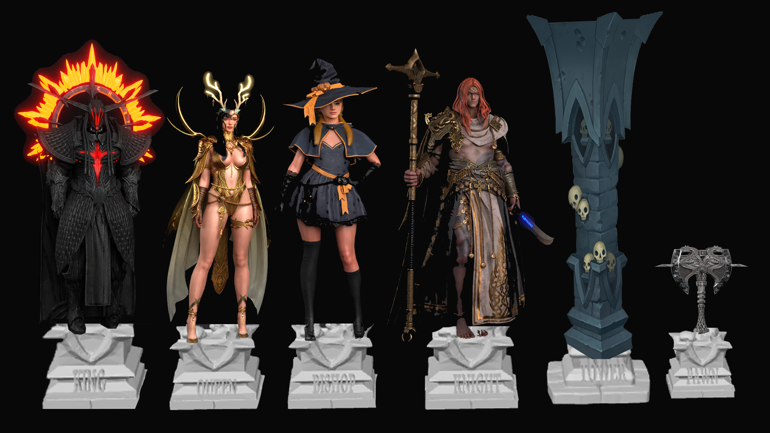 Chess Odin Valhalla VS Monstres