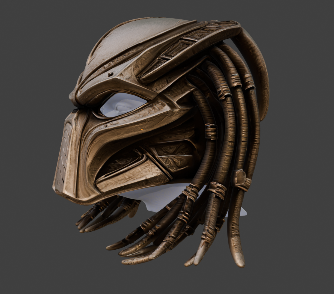 Miniatura 2 do modelo 3D Alien Hunter Helmet