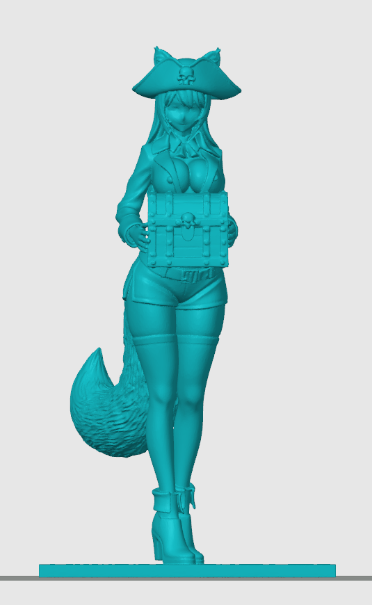 Anime cat-girl figurine 22