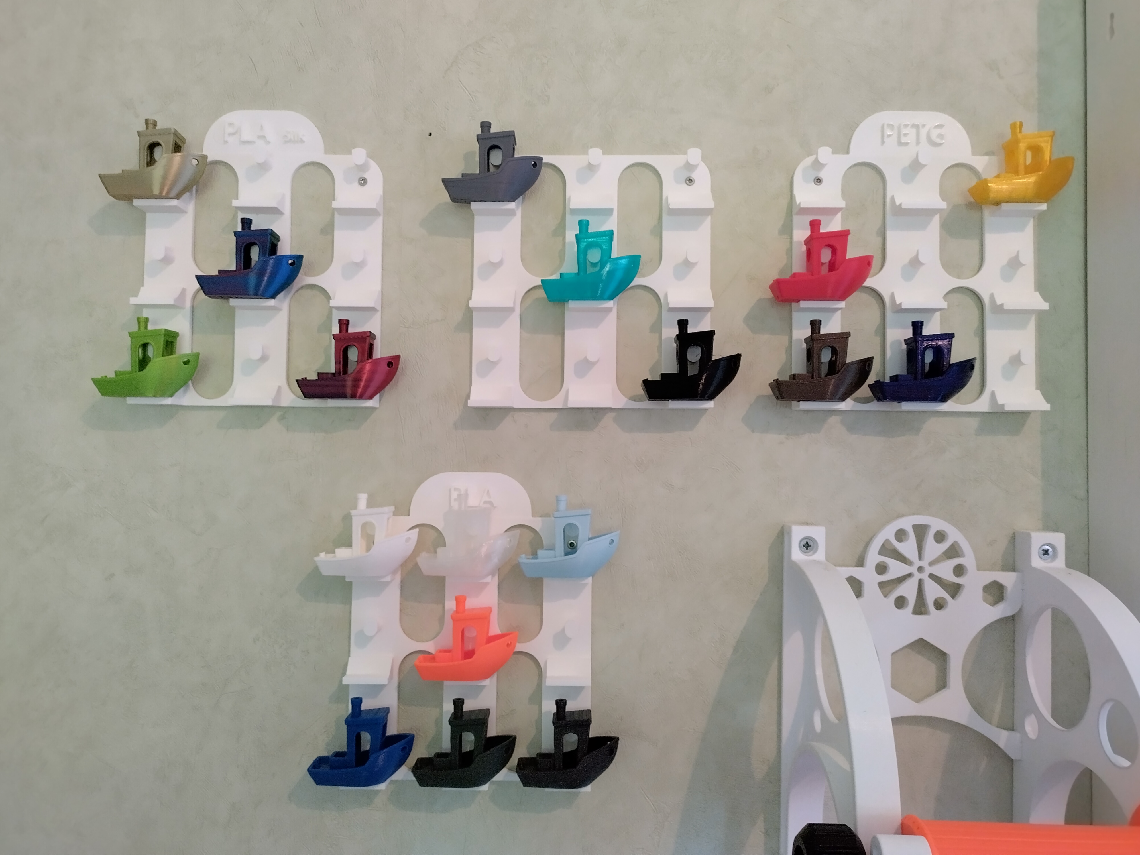 3d benchy plate wall mount