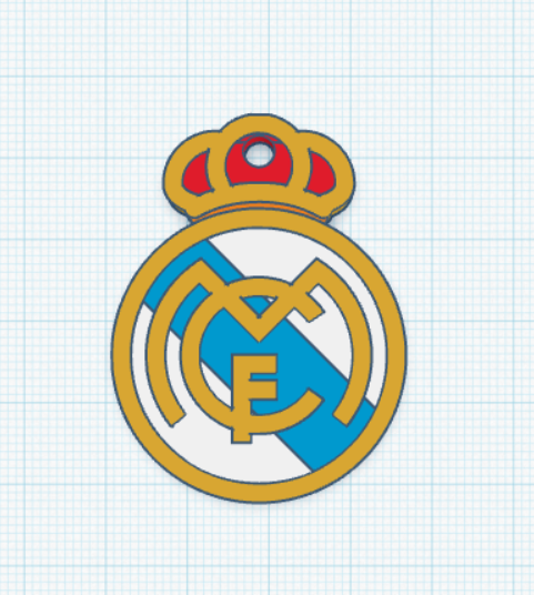 Real Madrid keychain