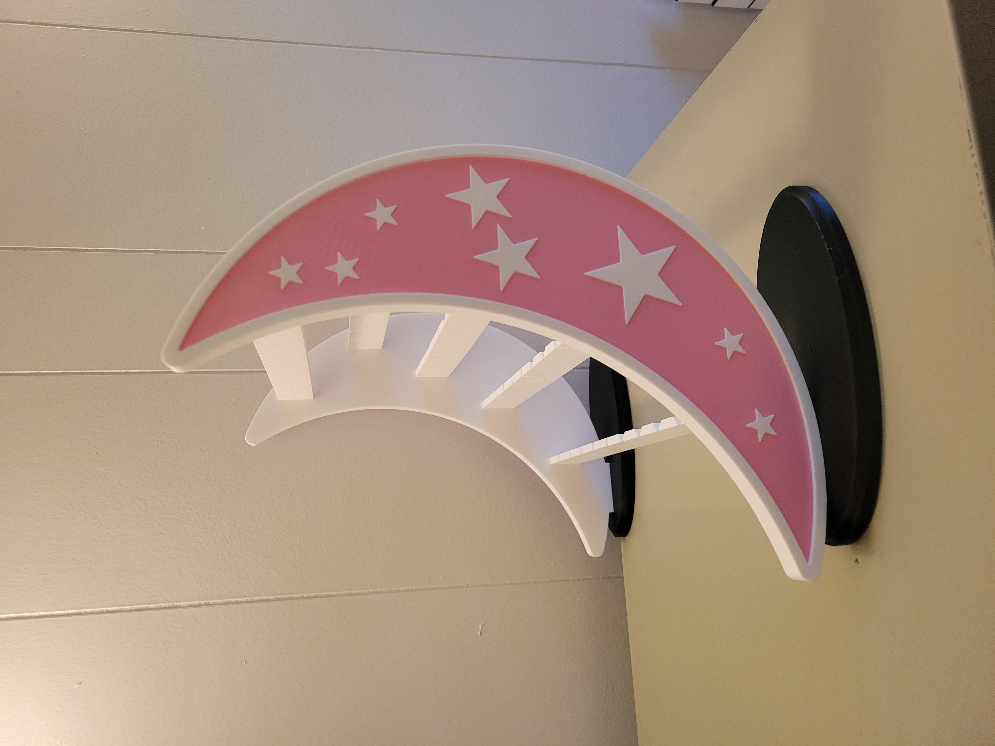 Earring Holder - Crescent Moon and Stars