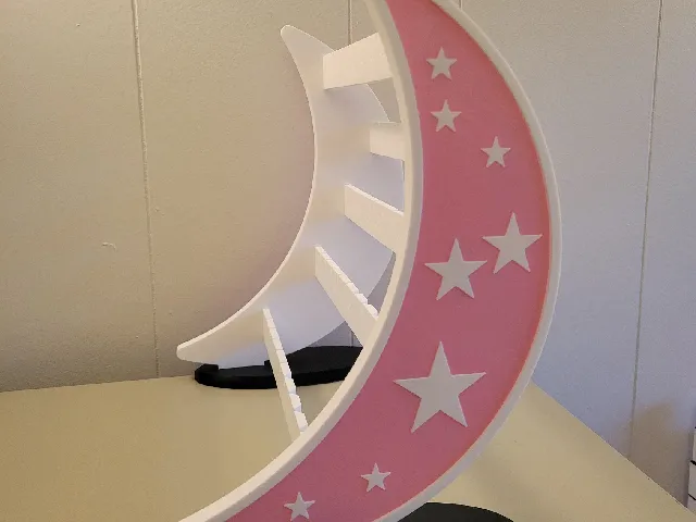 Earring Holder - Crescent Moon and Stars