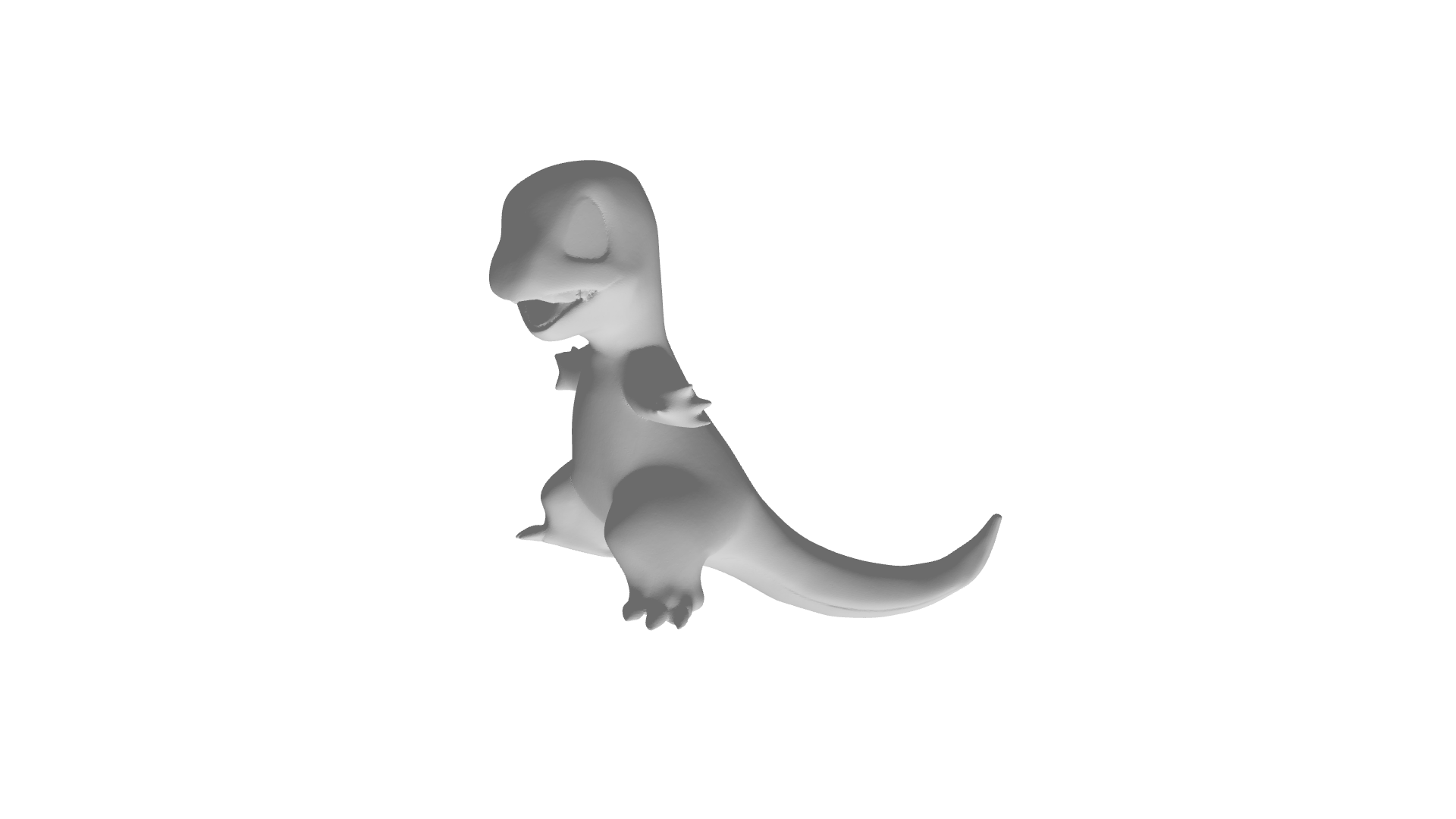 Stylized Charmander – 3D Printable Desktop Companion (Pokemon Fan Art)