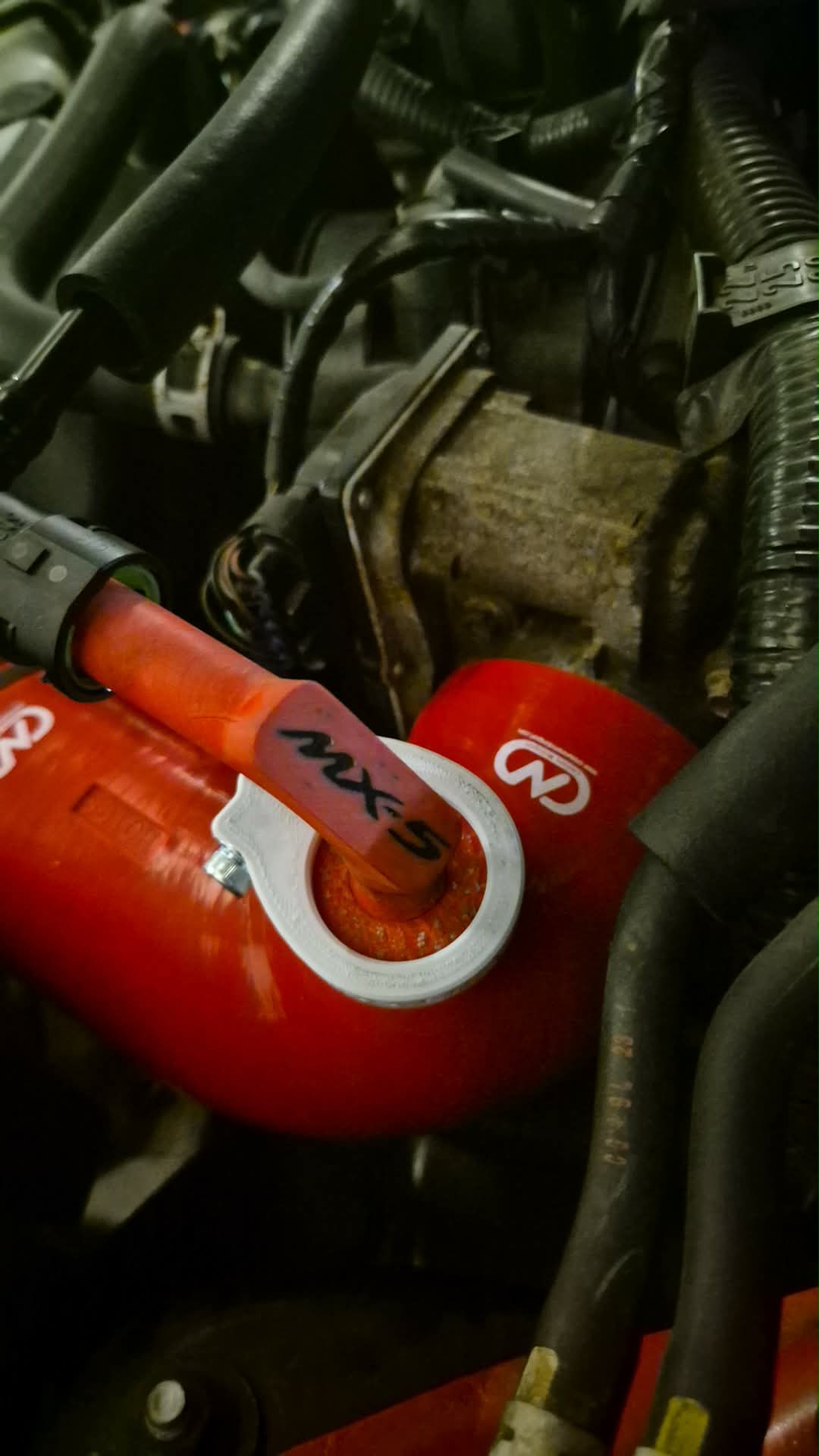PCV hose adapter for silicone elbow NC MX5 Miata