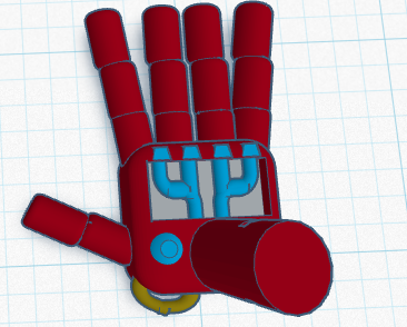 GrabPack Omni-Red Hand