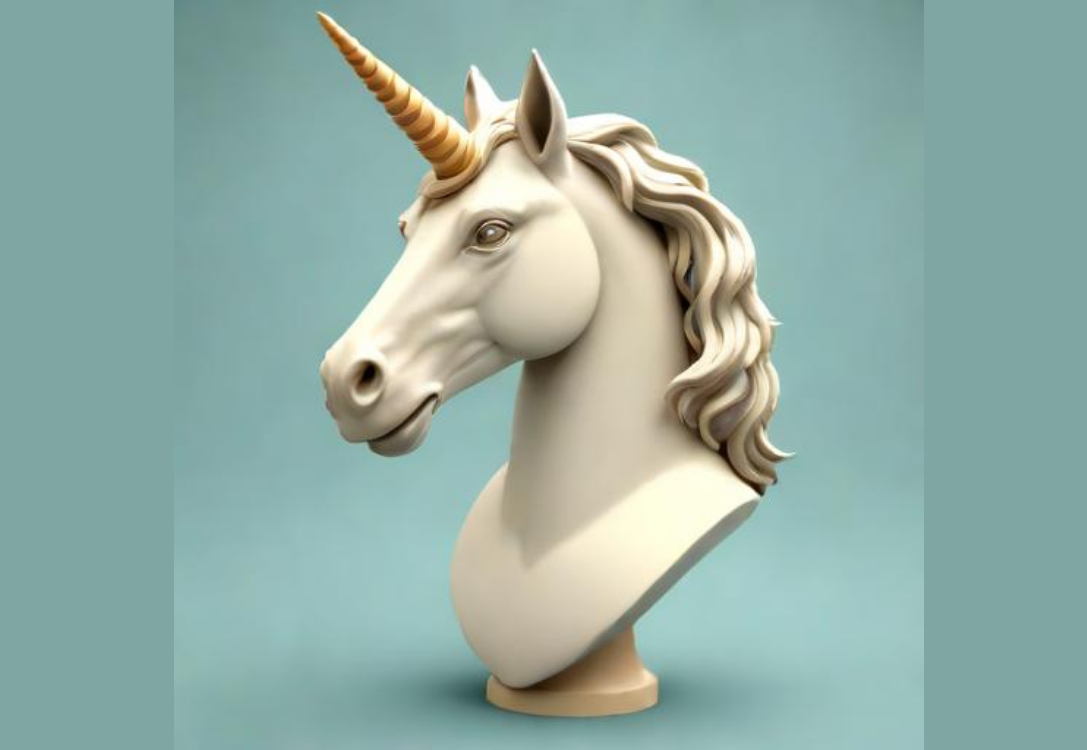 Bust Unicorn