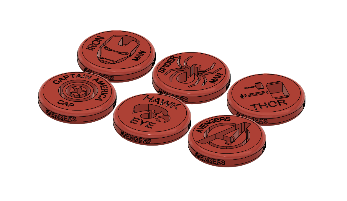 The Avengers - coin collection