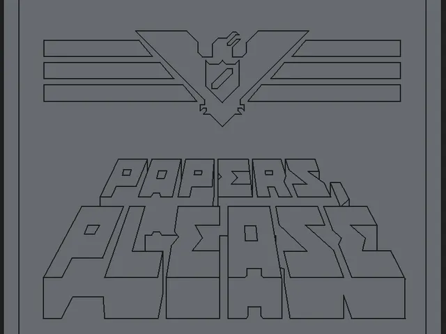 Papers Please Deco Plate
