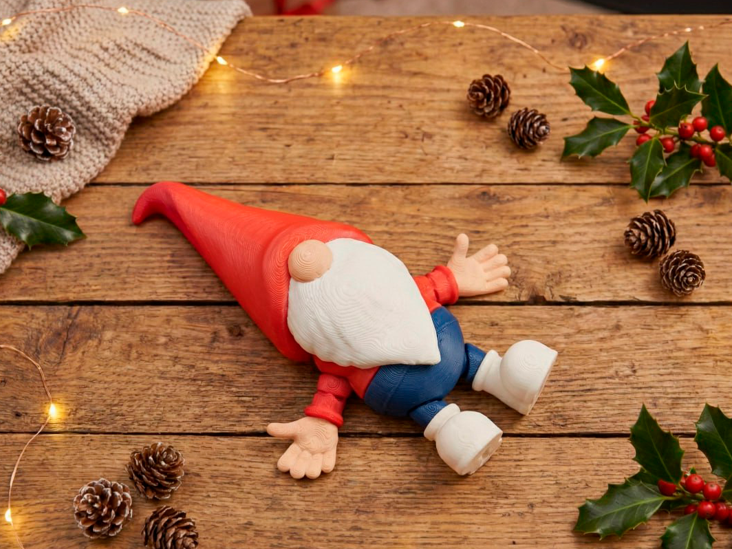 Holiday Gnome Toy — Articulated Edition