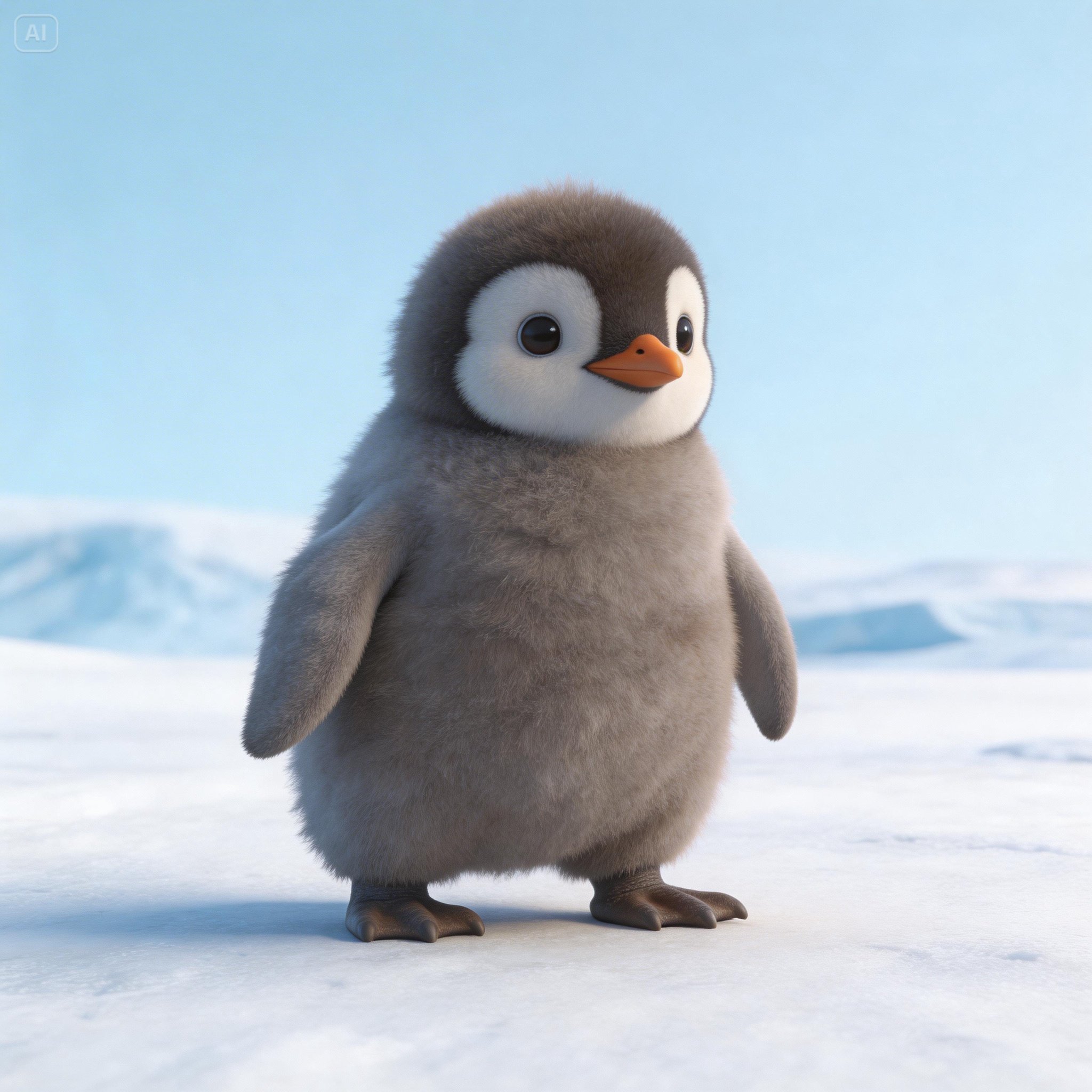 Crystal the Penguin 3D model