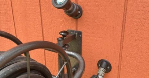 Hose Holster l Wall Mounted Garden Hose Accessory Holder