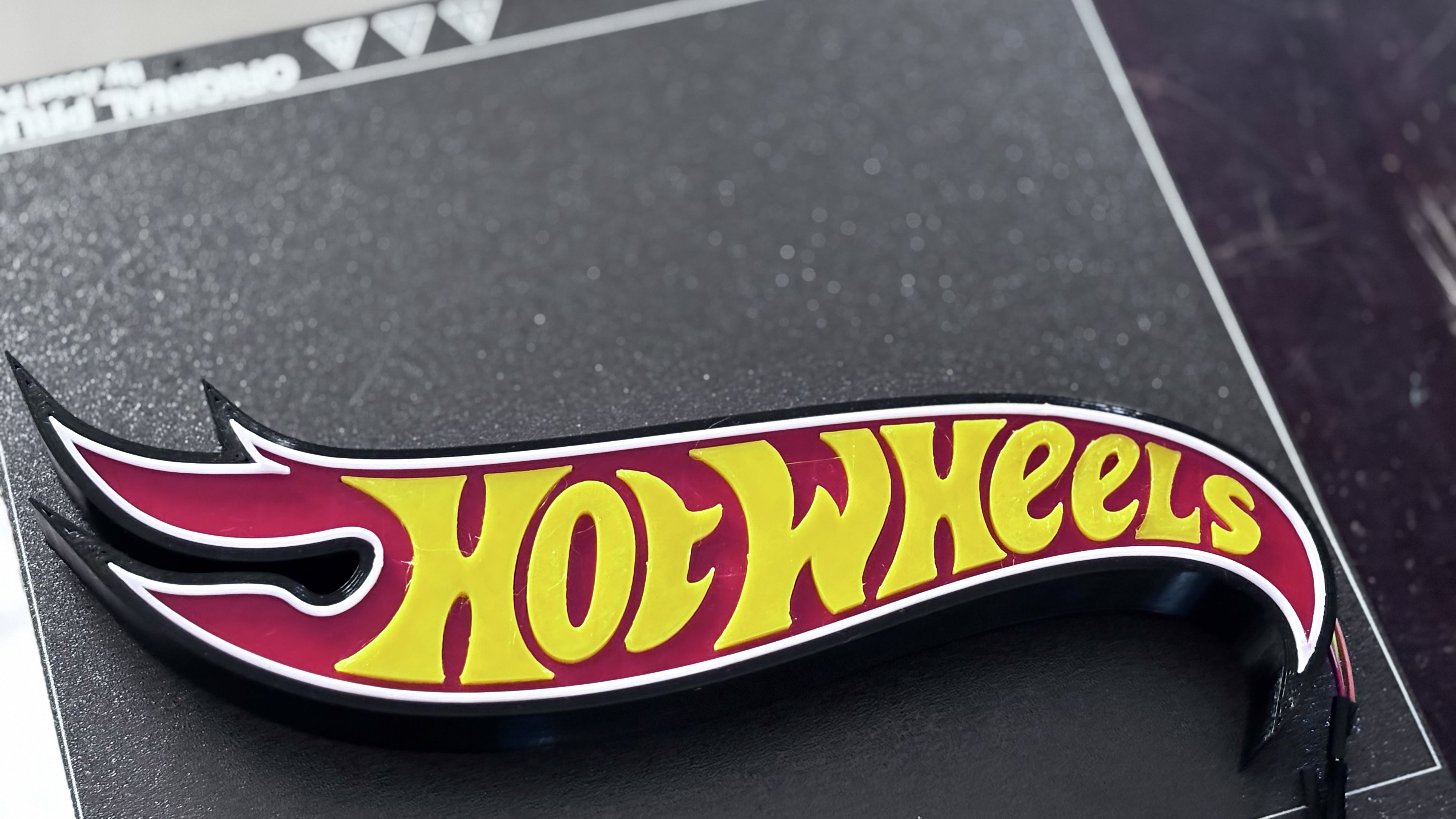 Hotwheels light box logo