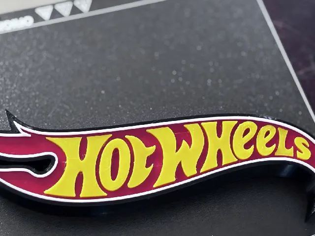 Hotwheels light box logo