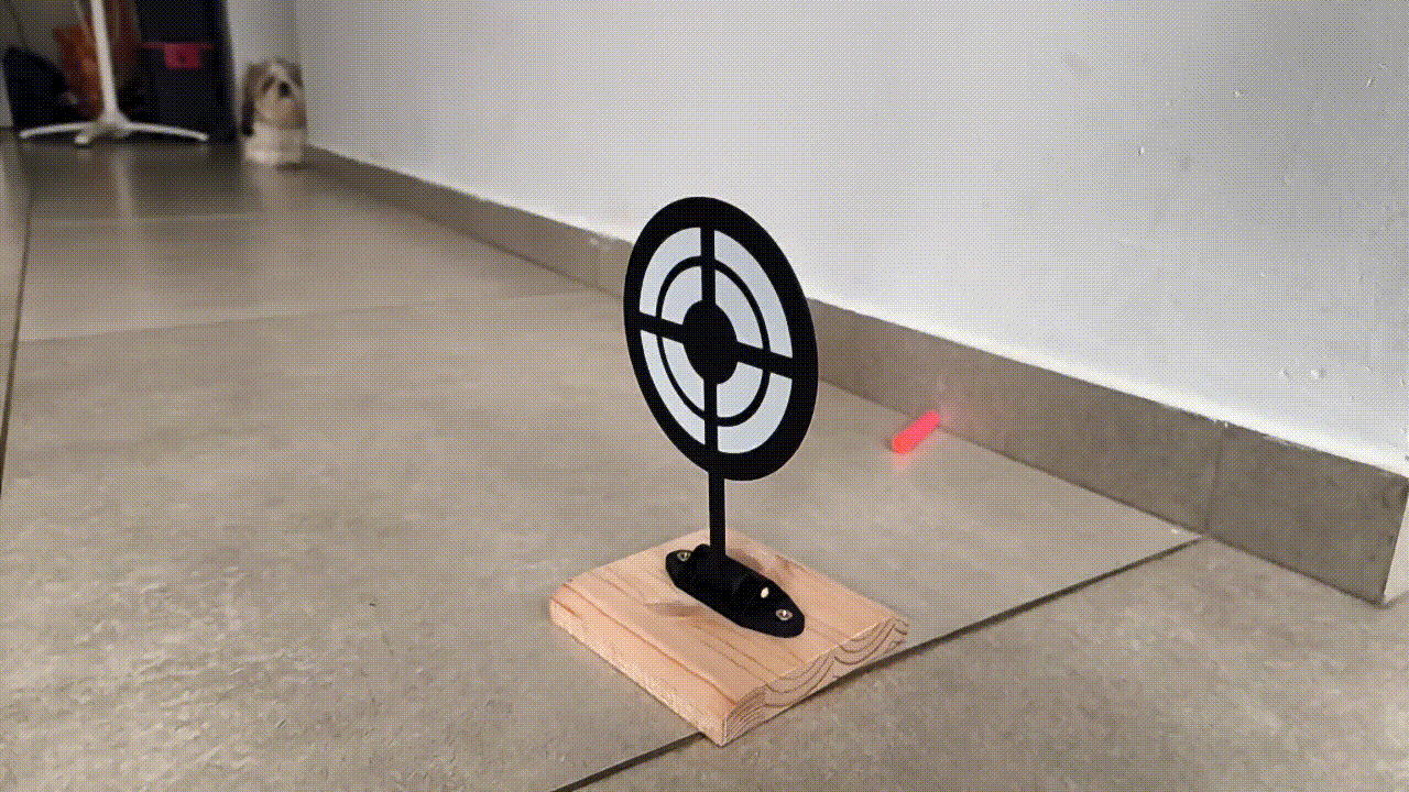 falling shooting target — miniatura 2