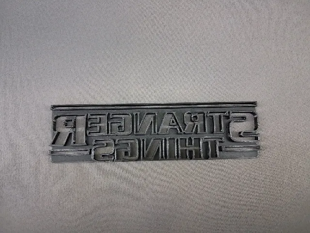 Stranger Things logo cutter