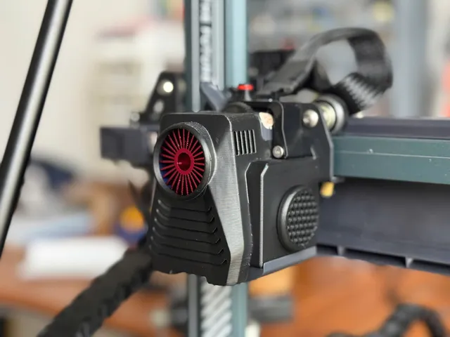 Extruder Shell for Neptune 4 series - For NEMA14 Heatsink Upgrade + Fan Guard