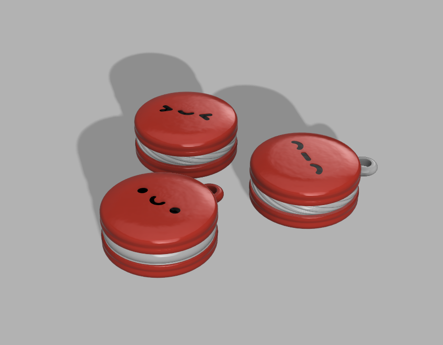 Macaron keychain