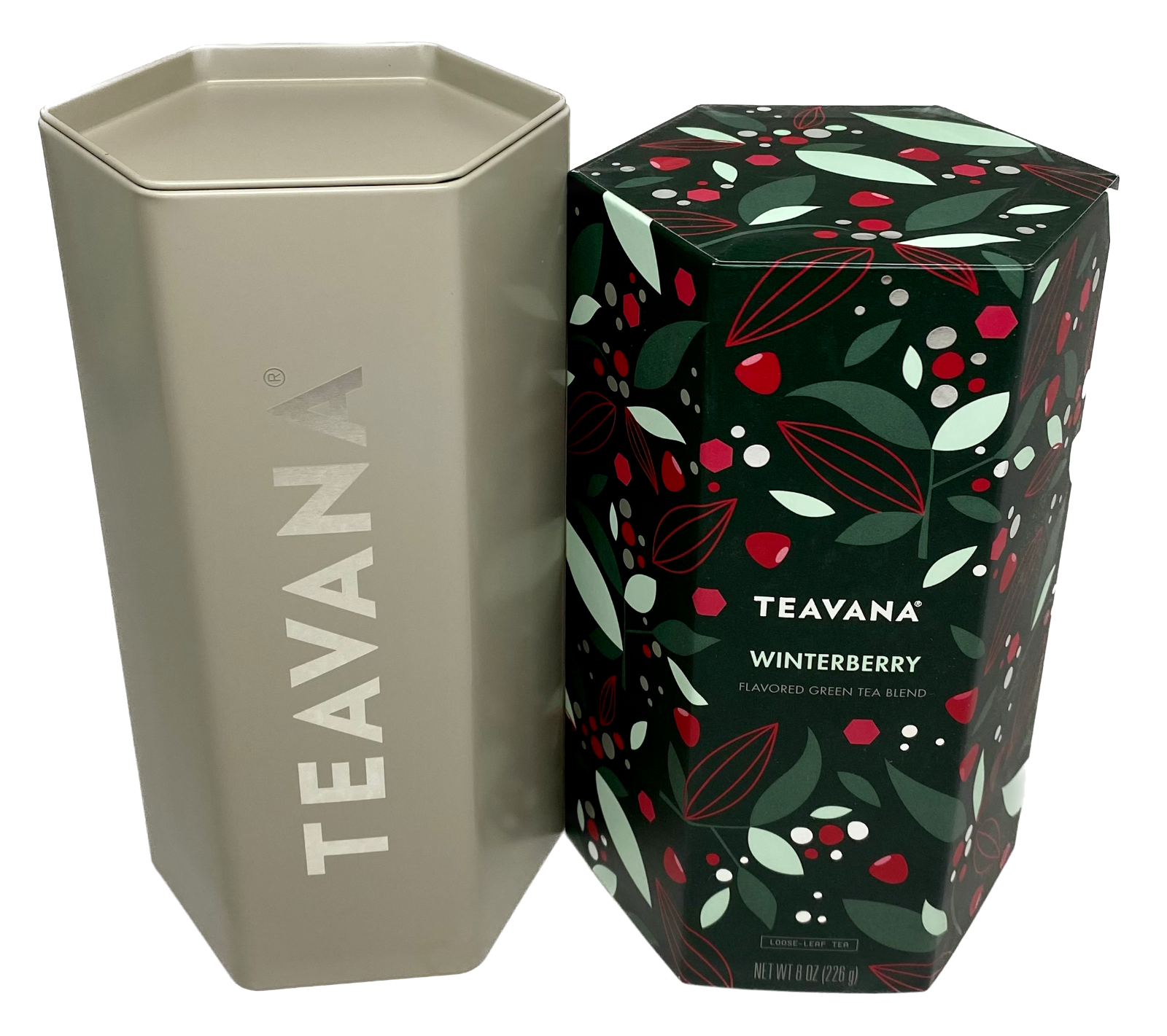 Teavana Vintage Hexagonal Container