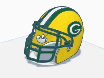 Packers helmet