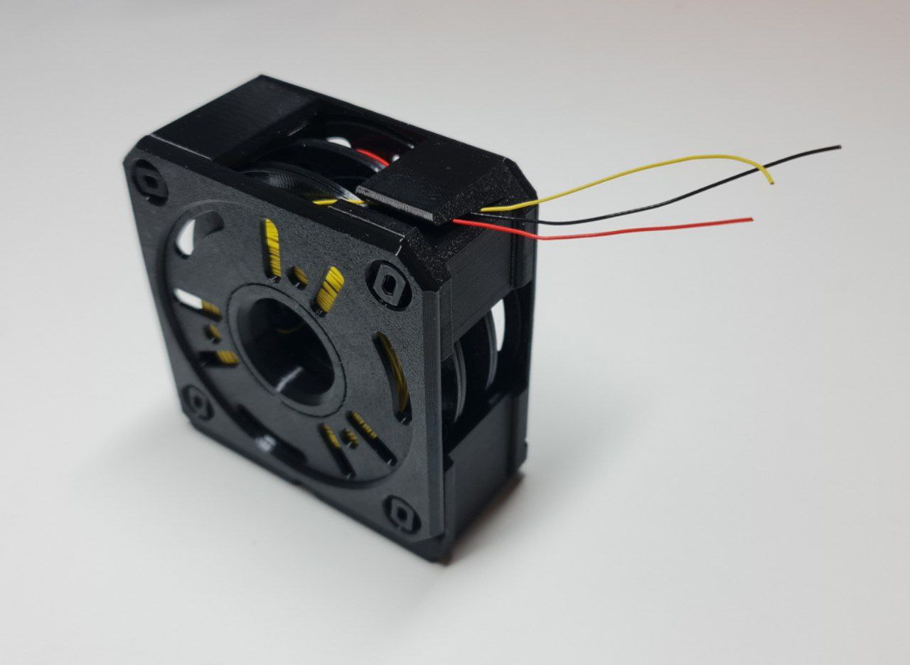 Cable Spool Holder Gridfinity - 1/3 wide spool 3D model thumbnail