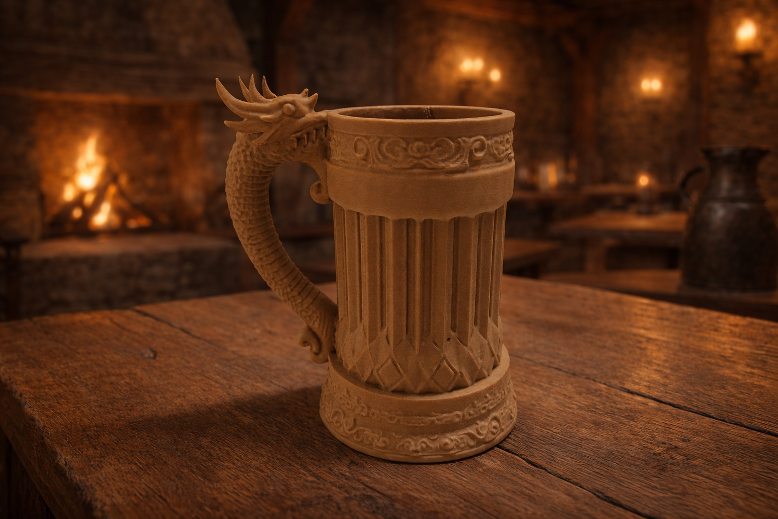 Dragon Beer Mug / Beer Can Holder