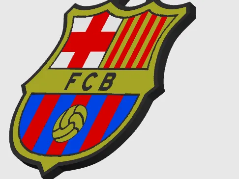 FC Barcelona key chain