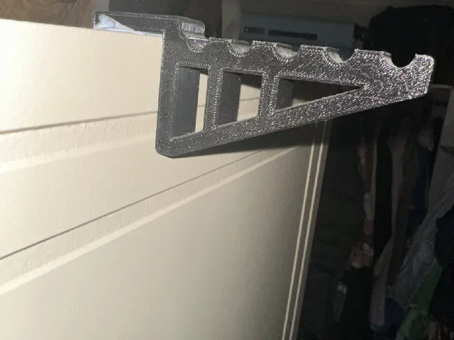 Over door hook for 35mm door - heavy duty