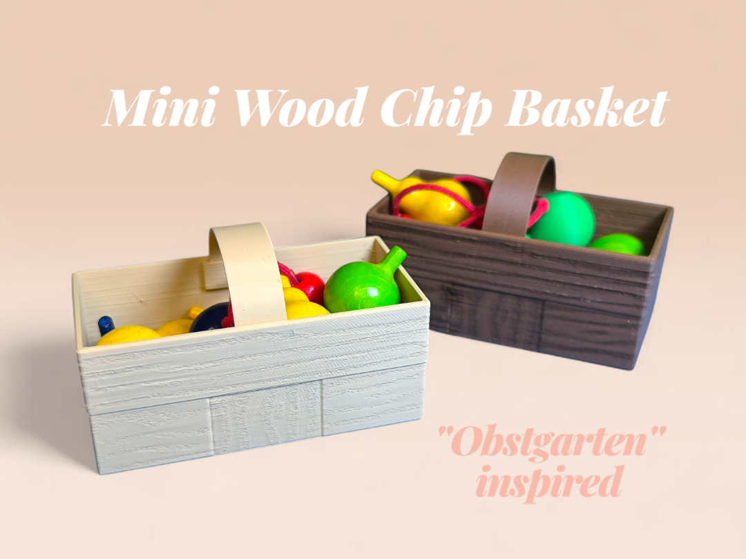 Mini Wood Chip Basket