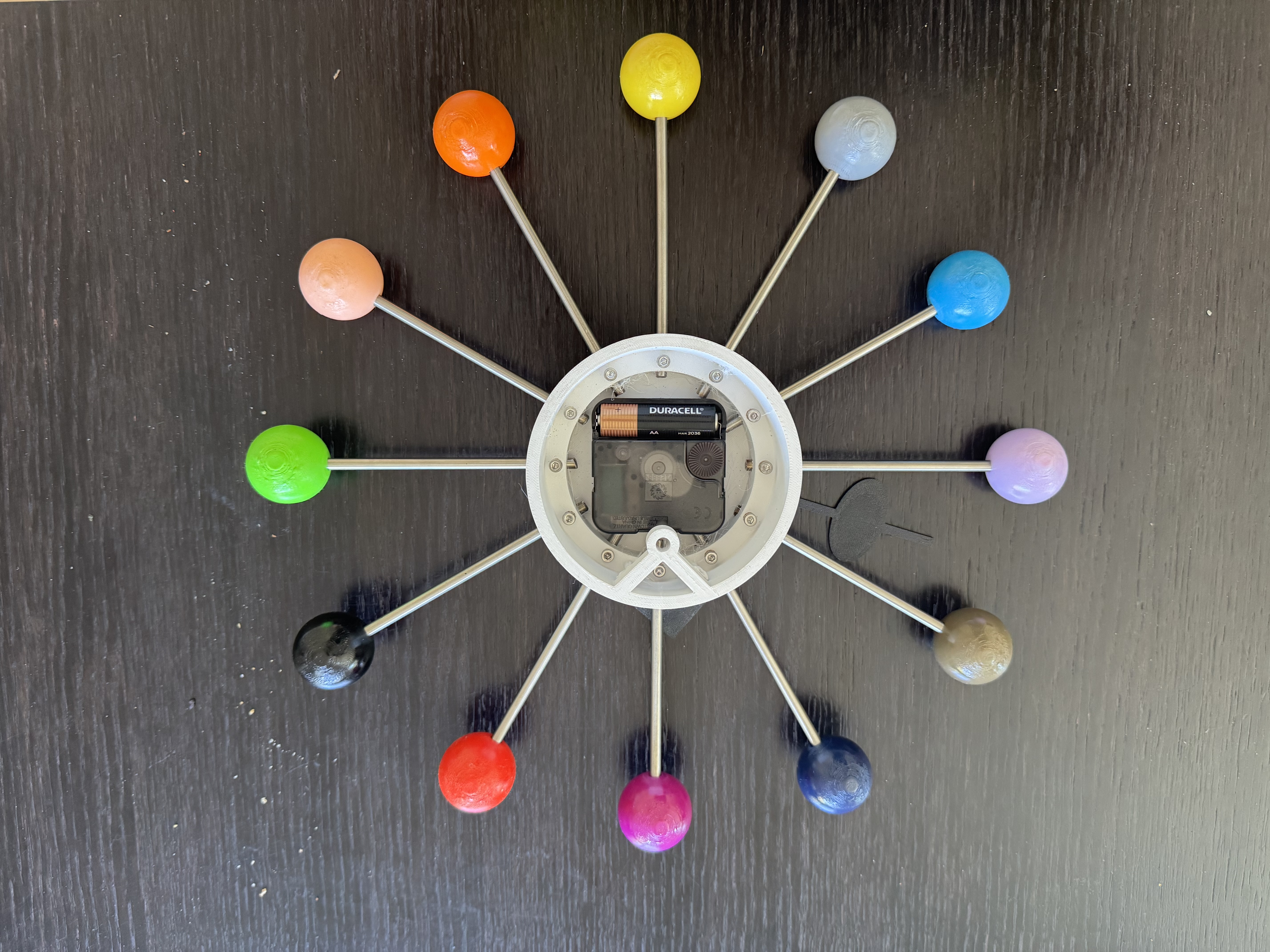 Miniatura 3 do modelo 3D Nelson Ball Clock Replica