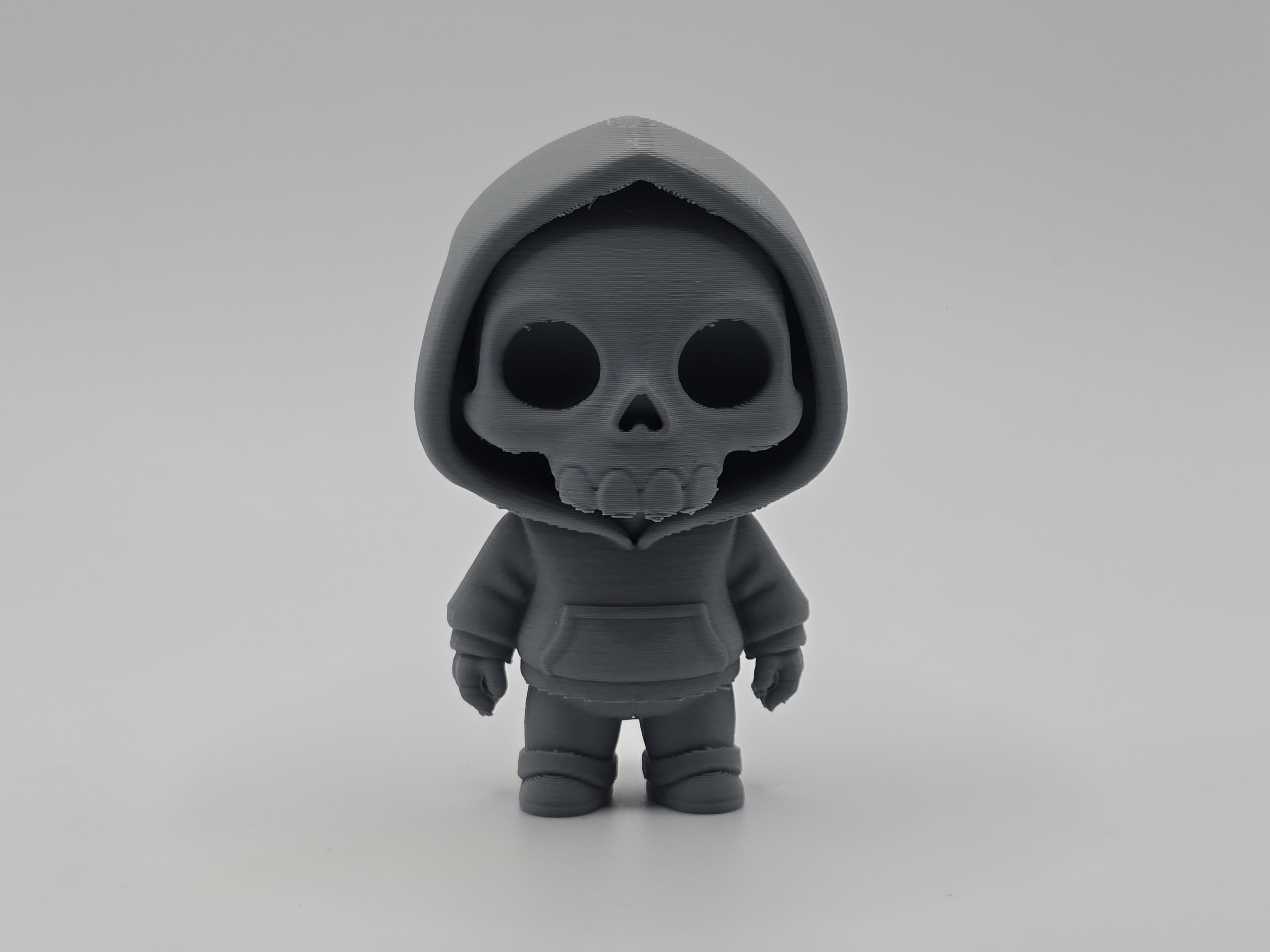 Cute Skeleton with a Hoodie Figurine/Keychain