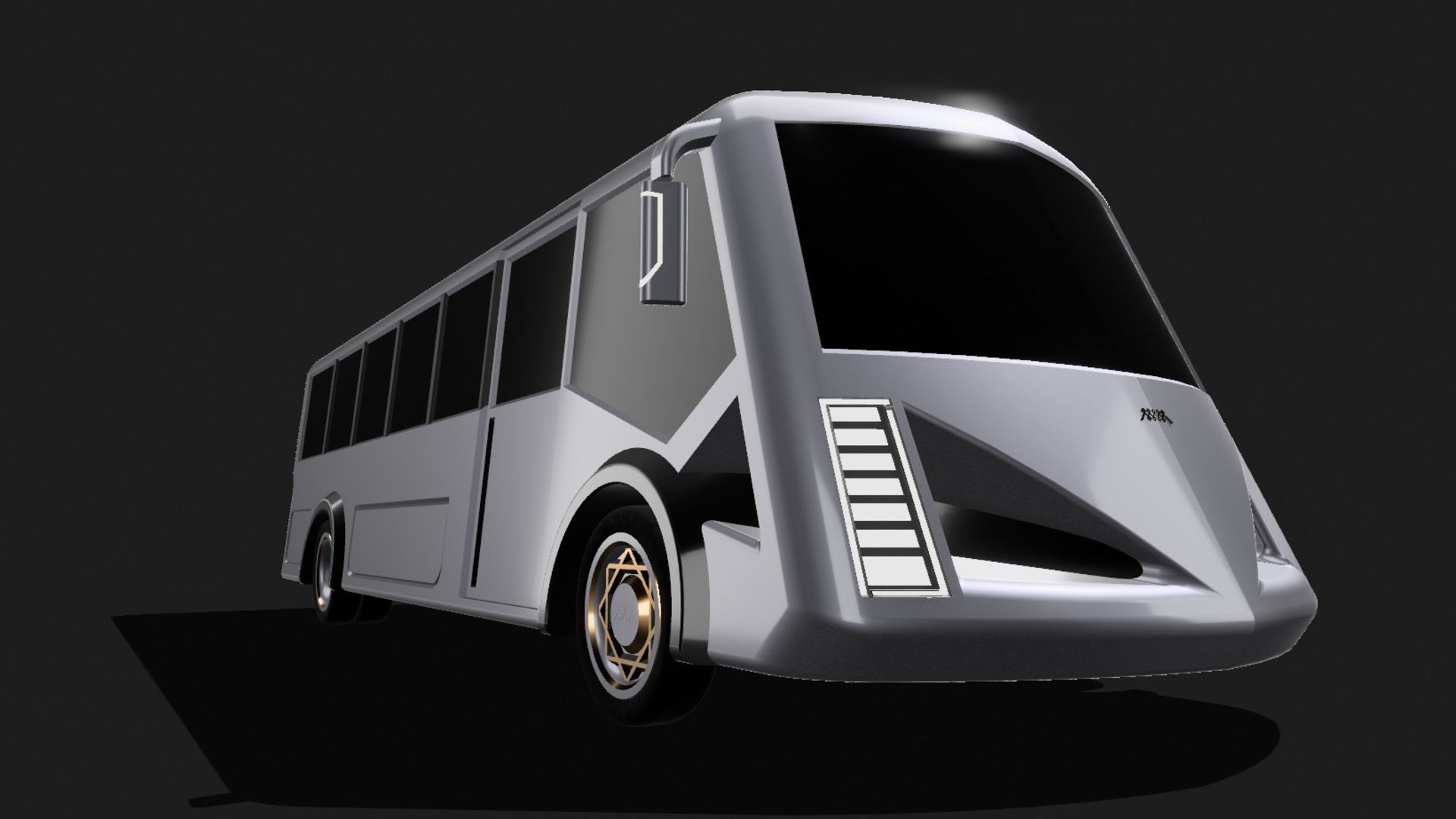 CL1M17 – Futuristic Electric City Bus | Minimal Industrial 3D Vehicle Design 3D model