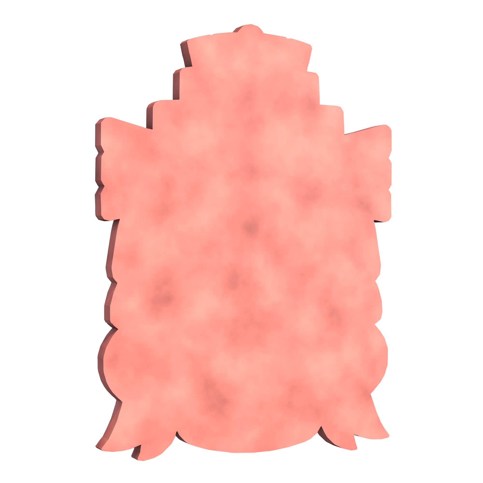 Miniatura 4 do modelo 3D Aztec Mask Low Poly 2