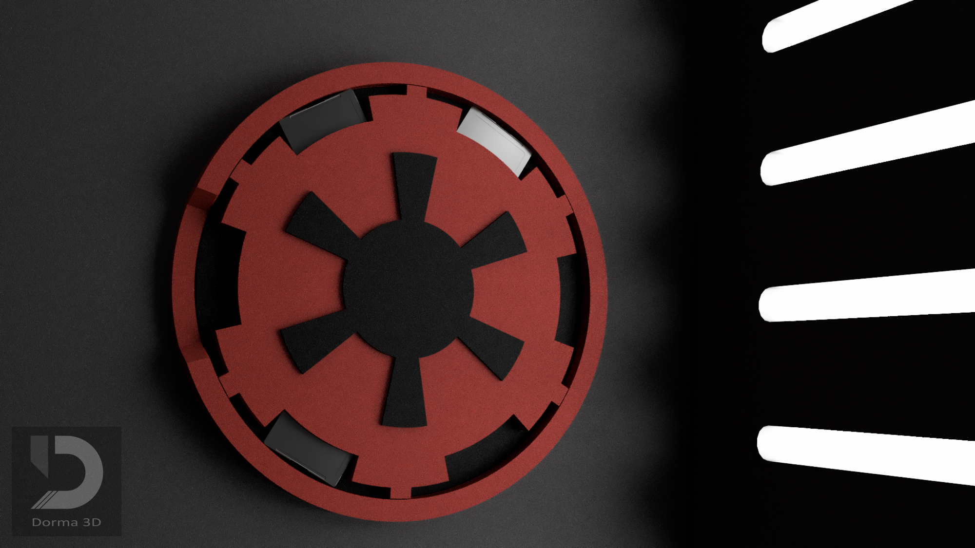 SD Card Holder - Star Wars Empire style