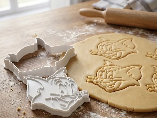 Tom Cat Cookie Cutter And Stamp