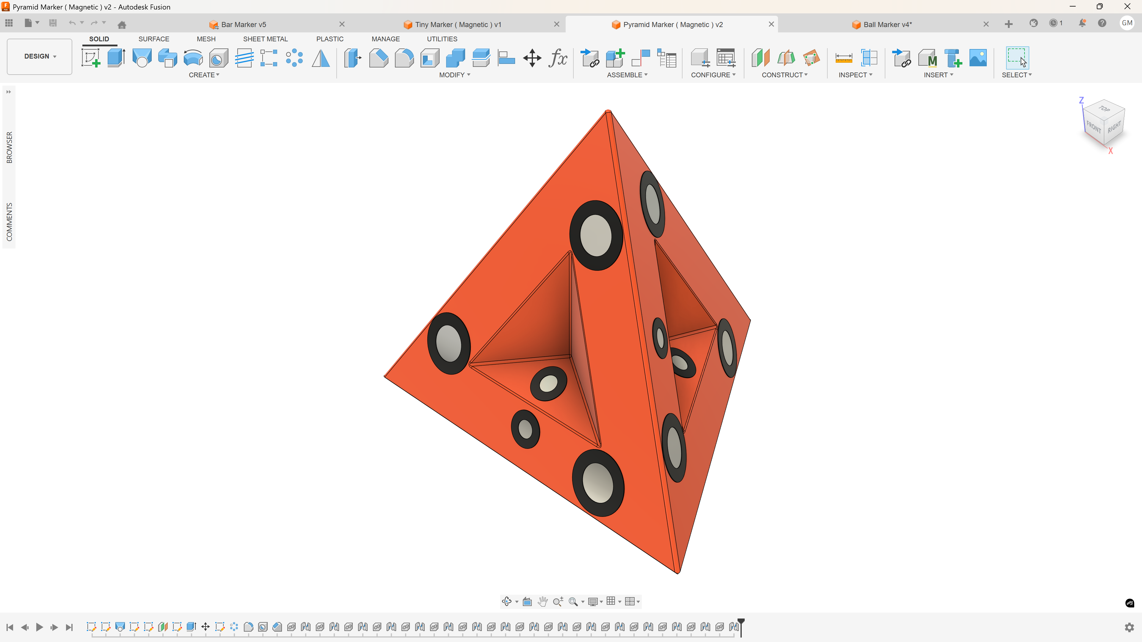 3D Scanner Pyramid Marker