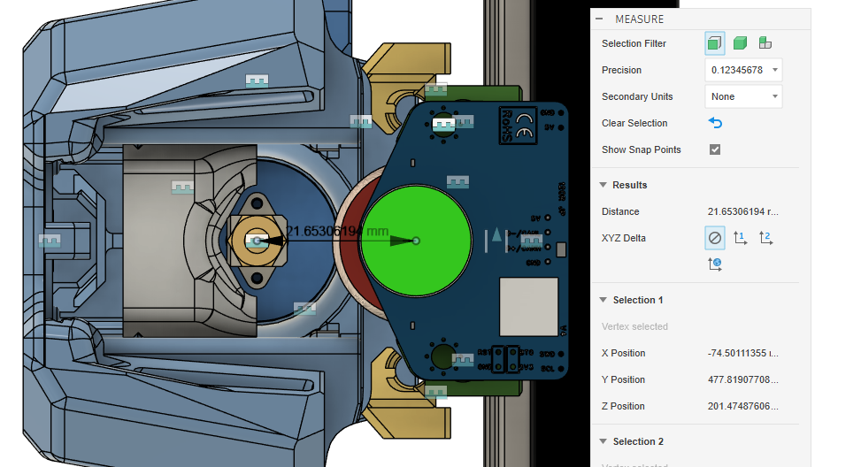 Cartographer V4 Xol/A4T Carriage Probe Module Mount