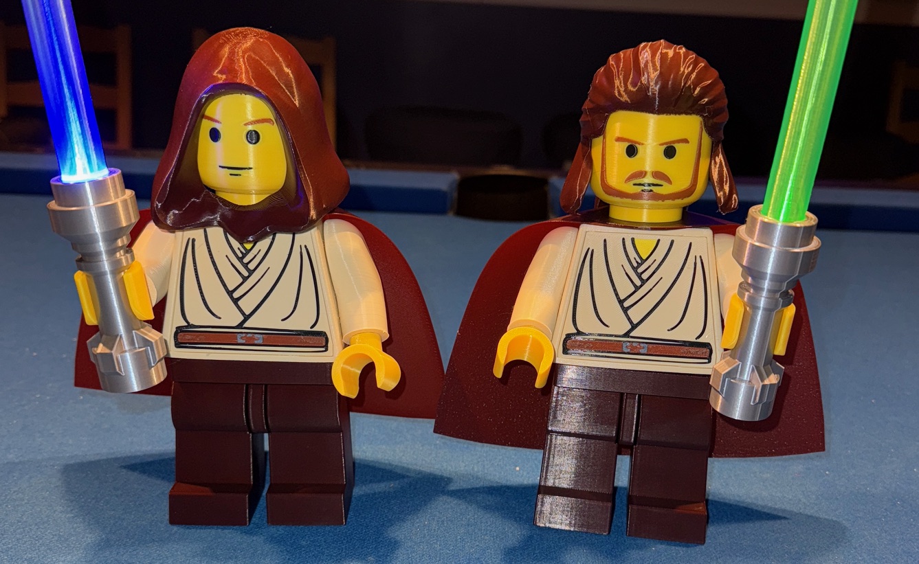 Star Wars Jedi Knight Brick MegaFigures (5:1 Scale)