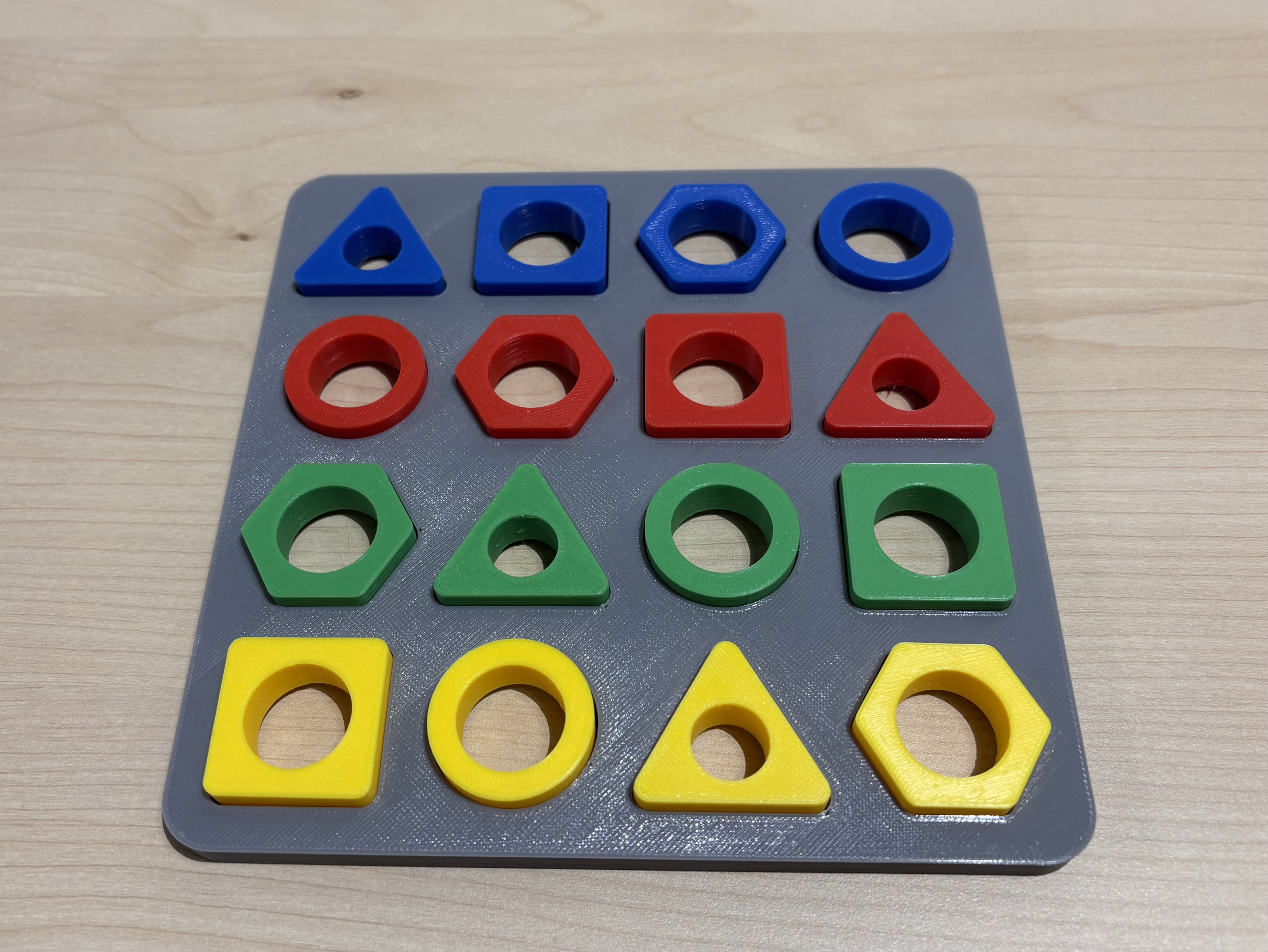 Travel-Friendly Shape Puzzle (With Storage Box)
