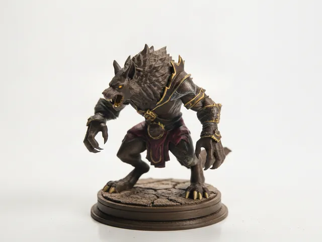 Warwick Wolf Creature Figurine LOL Champions 3D Printable