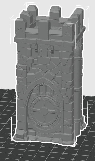 Grimdark Tower Warhammer Terrrain