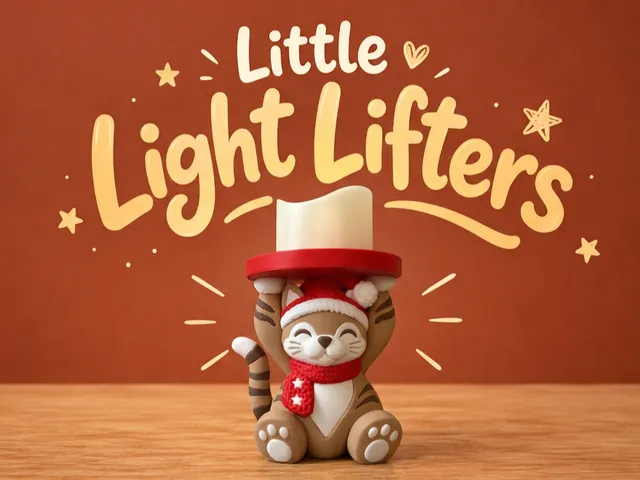 Cat Christmas Little Light Lifters